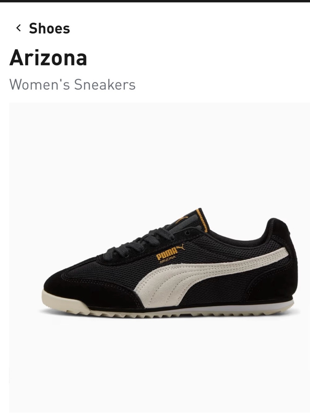 Puma Arizona sneakers, new, never worn.